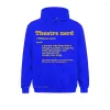 Mens Hoodies Sweatshirts Musical Theatre Dictionary Funny Definition Theatre Fan Streetoutdoor Fall Sportswears Women Drop Delivery AP DHDJX