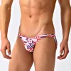 Suits Mesh Mens Swim Briefs Bikini Swimewear Low Midj Simning Trunks For Man Sexig gay baddräkt Beach Bathing Suit Shorts Desmiit 2021