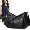 Sacs à bandouliers Fashion Prix spécial Sac pour femmes Leisure Pu Anti Splash Solid Soft Leather Simple One Messenger