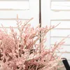 Decorative Flowers Artificial Rime Grass Bouquet Christmas DIY Simulation Flower Arrangement Home Room Decoration Indoor Coffee Wedding