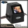 Scanners draagbare 22MP negatieve filmscanner 35 mm dia converter foto digitale beeldviewer met 2.4 "LCD buildin bewerkingssoftware