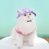 Psa odzieżowa kapelusz kota przeciwsłoneczna przeciwsłoneczna anty -uduszenie Non poślizgowe ucho regulowane ropa Ryble Fisherman Supplies