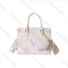 On the Go Women Fashion Luxurys Designers Tassen die Monogramiess Echte lederen handtas Messenger Crossbody schouderbakken zakken O5912G reliëf