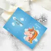 Stitch 8pcs DIY PEINTURE DIAMAND CARTE DE VOIR DE VOIR SPECIAL MOSAIC MOSAIC MOOY NOIDE Kit de broderie Santa Claus Postcar