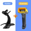 Scanner tragbare Handheld -Barcode -Scanner 1D 2D QR -Code Wired Wireless 2.4G USB -Anschluss PDF417 POS -Terminal mit Standhalter