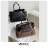 Large designer bags for women Cowhide Runway Suitable for the Row Handbag with Two Layers of Internet Fashion Matching Celebrity Capacity Travel Tote Bag 10A+