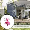 Garden Decorations Fairy Wind Spinner Ballerina Design Rustproof Elegante Reflecterende mooie kunst