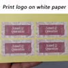 100pcs Niestandardowe naklejki białe etykietowanie opakowań Projektowanie naklejki Kraft pieczenie własnego nazwy you etykiety 240506