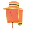 Chapéus de aba larga Chapéu de saneamento ambiental de verão Capinho solar protetora de peixe Proteção Sun Protection Fisherman ao ar livre
