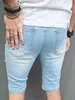 Jeans masculin Summer Mens Fashion Hole Slim Fit Shorts en denim Pure Coton Casual Mens Beach Five Point Pants jeans Shortsl2405