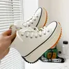 Casual Shoes Autumn Women Casual Platform Sneakers Stars Canvas Trainers High Top Running Sport Shoes Tennis Shoes Walking Sneakers Boots 42 240506