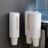 Opslagflessen rek wegwerp cup punch-vrij pull-type papieren houder plank cups dispenser container
