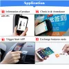 Système 100pcs / lot NFC TAG NFC213 Étiquette 213 Étiquettes autocollants Badges Lable autocollant 13.56 MHz Huawei partager les raccourcis d'automatisation personnelle IOS13