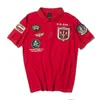 Мужские футболки 2024SS Vintage US Size Top Gun Polo рубашка мужская одежда бренды летняя вышивка короткая армия военных военно-воздушных сил T240506