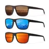 Lunettes de soleil authentiques Wimn 3pcs polarisés hommes femmes conduisant le cadre carré verres de soleil pêche des accessoires de vacances UV400