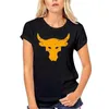 Męskie koszulki męskie T-koszulka Brahma Bull The Rock Project Gym Tshirt Bawełniany swobodny moda t Strtwear Owwony męskie ubranie T240505