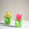 3 pezzi candele insegnanti giorno regalo tulipano all'ingrosso candele decorazioni per la casa aromaterapia come usare candele per le orecchie