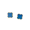 Cheap price and high-quality earring jewelry Lucky Clover Earrings Fading Versatile with common cleefly