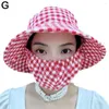 Berets Summer Women Sunscreen Fisherman Hat Fashion Floral Prim