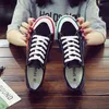 Mens Rainbow Mandarin Duck Canvas Shoes and Womens Couple Korean Style White Allmatch Board 240426