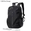 Backpack Nylon Business Laptop Waterproof Knapsack Large Capacity Shoulders Bag For Men Women Work Travel Lightweight Pack