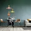 Lichten retro kleurrijke glazen hanglampen creatief woonkamer lamp