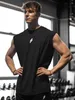 Herren T -Shirt Fitness Sports Weste Herren Sommer Freizeittraining Lose Plus Size Mesh Crewneck Unterhemd 59UU#