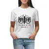 Kobiety T-shirt w Polos Marduk Marduk Ubrania estetyczne Summer Top Female Cropped T-koszule dla kobiet