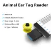 Scheda EMID FDXB ID animale Lettore Micro USB RFID EAR e Animale 134.2KHz Chip OTG Reader per bovini