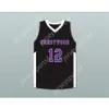 Ja Morant personalizado 12 Crestwood High School Knights Black Basketball Jersey Top cosido S-6XL