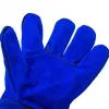 Handschuhe Schweißschürze Schweißgeräte Set Männer Frauen Thorn Proof Leder Schutz Arbeit gelber hitzebeständiger Schürze Ärmel Handschuhe