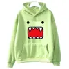 Herren Hoodies Sweatshirts Domo Kun Print Sweatshirt Japanische Anime -Kleidung Grafik Hoodie Frauen/Männer High -End -Sudaderas Herbst/Winter Wolle Pullover Q240506