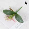 Dekorative Blumen künstliche Seidenstrauß Phalaenopsis Blätter Pflanzendekoration Haus Simulation Cymbidium Orchideenblume Wirklicher Berührung