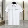 Frühlings Luxus Italien Männer T-Shirt Designer Polo-Shirts High Street Stickerei Drucken Kleidung Herren Marke hochwertige Mehrfachfärben Polo-Shirt