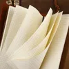 60SheetSbook 1121cm Blanco Paper Notebook Junk Journal Pu Leather Book Cover Diy Scrapbooking Planner Vintage 240428