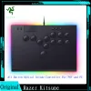 Topi Razer Kitsune Allbutton Optical Arcade Controller per PS5 e PC Slim Forme Portable Forma Fattore rimovibile Top Plate Croma RGB RGB