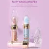 Body Glitter Body Glitter Shimmer Face and Body Highlighter Pulver mit Schwammkopf High Fairy Glitter Sparkle Pulver hellt Make -up Stick D240503 auf