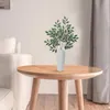 Fleurs décoratives 1pc 23,62 pouces Blanc Simulé Blanche verte Banyan Branche Plant Plant Home Decoration Balcon de table Dining Table Bureau Vase