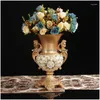 Вазы европейские роскошные бриллиантовые вазы ваза искусственное цветочное искусство спальни спальня для спальни аксессуары