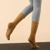 Donne calzini a medio chic-slip palato yoga invernale femminile con fondo di particelle anticride elevata elasticità per
