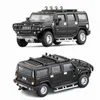Diecast Model Cars 1 64 Hummer H2 Mini JKM 1/64 Premium SUV Sports Toy Car Off Road Vehicle Wieless Die Casting Alloy Series Giftl2405