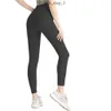 2023 Pantalon de yoga LU Align Leggings Femmes Shorts Pantalons courts Pantalons Pantalons Ladies Exercice Fitness Wear Girls Running Leggings Gym Slim Fit Align Pants 874