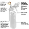 Vattenflaskor lusqi 650 ml luft smaksatt flaska med 1 st slumpmässiga smakskidor sport strå cup tritan för utomhus fitness bpa gratis