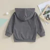 T-Shirts Toddler Erkek Kız Kız Hoodies Çocuk Kıyafetleri Batı Kovboy Baskı Uzun Kollu Kapşonlu Sweatshirts Bahar Sonbahar Külotları Topsl2405