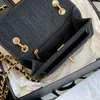 2024 Luxury chain dame schouder 19 cm crossbody handtas portemonnee portemonnee met doos