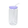 Kupalar 16 oz plastik mason kavanoz pp akrilik tek katmanlı bardak ST 500ml Clear İçme Damla Teslimat Ev Bahçe Mutfak Yemek Bar Otpip