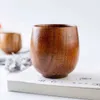 Bicchieri di pancia in legno tazza fatta a mano in abete rosso naturale caffettiera per latte cucina bar bevande h240506