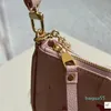 Designerskie torby Kobiety torby na ramię Crossbody Torbki łańcuchowe lustro jakość dama łatwa torebka na pasku litery torebki kwiatowe torebki torebki torebki