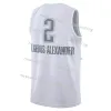 Men Sga Shai Gilgeous Alexande Basketball Jerseys Okc City Jersey Blue White Vest Custom