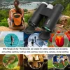 Optiques Binoculaires portables portables 10x Magnifation Télescopes 42 mm objectif Lens Grands jumelles d'ouverture pour les oiseaux itinérants en regardant